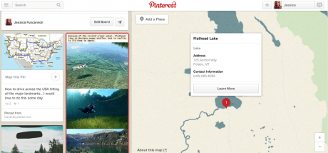 Pinterest Map