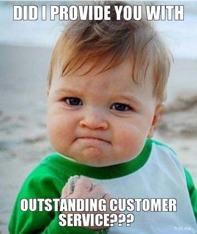 outstanding customer service