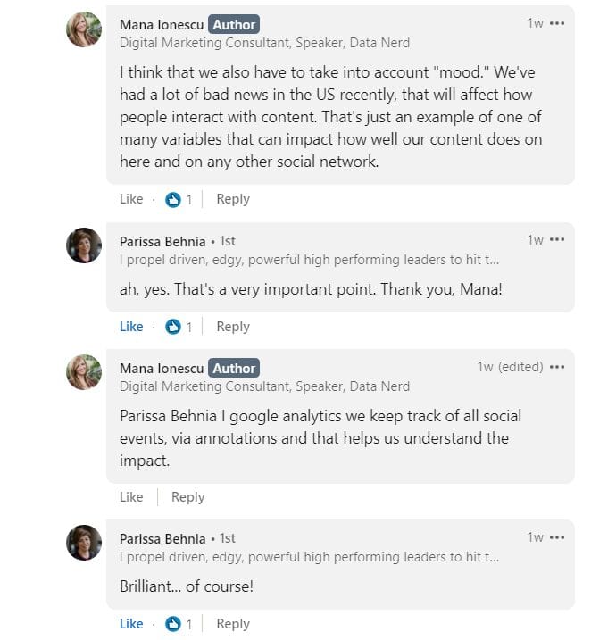 Interact and reply to LinkedIn Comments