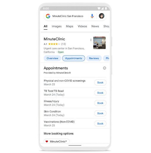 Google Rolls Out Feature to Add Doctors’ Appointment Availability to Search